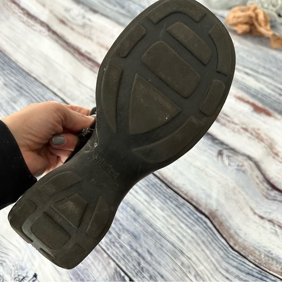 Vintage 90’s Unlisted Vegan Leather Chunky Black Boots - Picture 6 of 11